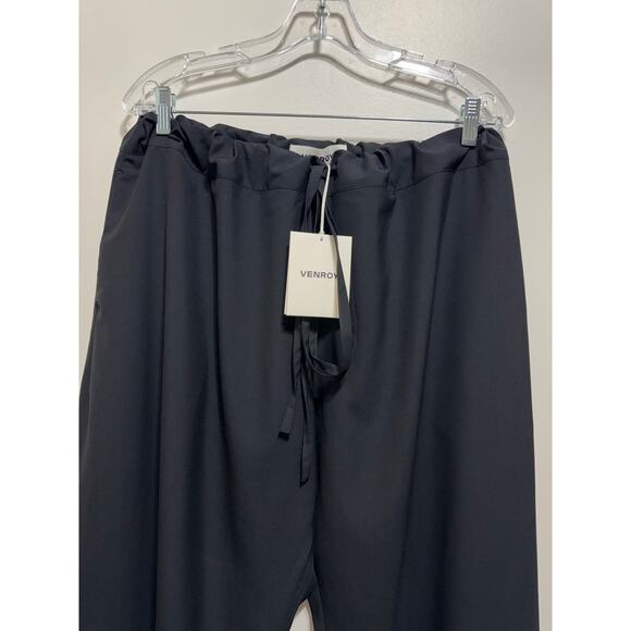 VENROY Black 100% Wool Paperbag Trouser Pants One Size NWT - Picture 9 of 12